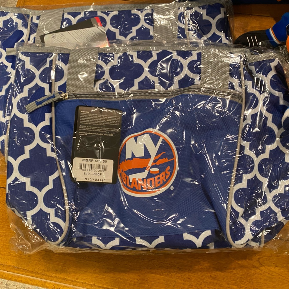 New York Islanders cooler bag brand new.  2 bags available.
